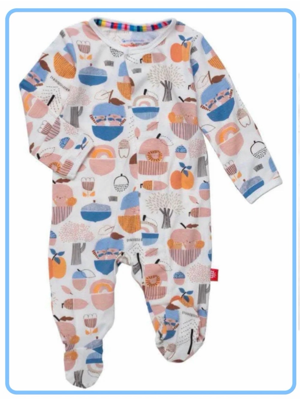 BNWT MAGNETIC ME “HIDE N’ SQUEAK” MODAL MAGNETIC FOOTIE SIZE PREEMIE.